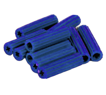 Ramplug plastico azul (10 unds)