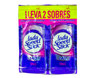 Desodorante Lady SPEED STICK pack sobres 9gr